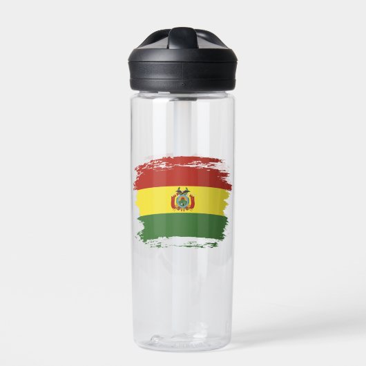 Bolivien-Flagge Trinkflasche (Vorderseite)