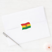 Bolivien-Flaggenaufkleber Runder Aufkleber (Umschlag)