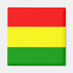 Bolivien: Flaggenmagnet des bolivianischen Kühlsch Magnet