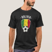 Bolivien Fußball Bolivien Flaggenfußball Boliviani T-Shirt (Vorderseite)