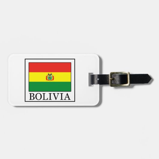 Bolivien Gepäckanhänger (Vorderseite horizontal)