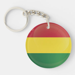 Bolivien-Icon-Flagge Schlüsselanhänger