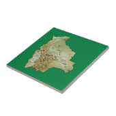 Bolivien-Karten-Fliese Fliese (Seite)