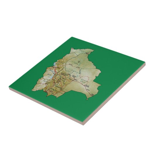 Bolivien-Karten-Fliese Fliese (Seite)