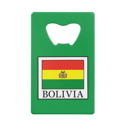Bolivien Kreditkarten Flaschenöffner (Vorderseite)