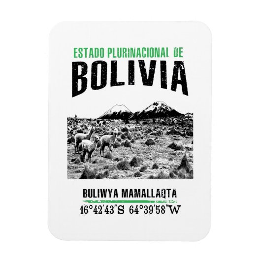Bolivien Magnet (Vertikal)