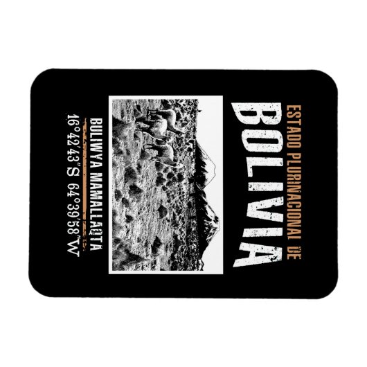 Bolivien Magnet (Horizontal)