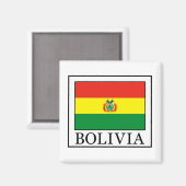 Bolivien Magnet (Vorderseite/Rückseite)