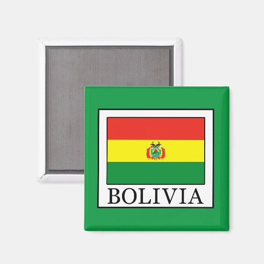Bolivien Magnet (Vorderseite/Rückseite)