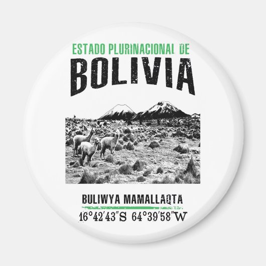 Bolivien Magnet (Vorne)