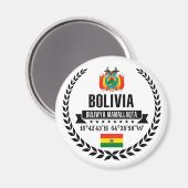 Bolivien Magnet (Vorderseite/Rückseite)