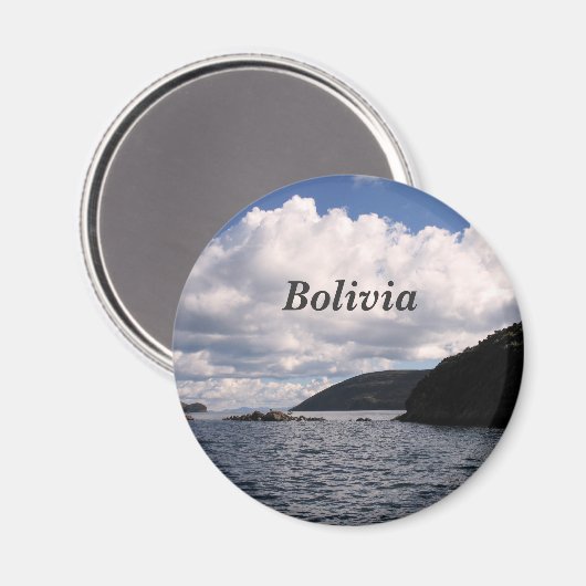 Bolivien Magnet (Vorderseite/Rückseite)