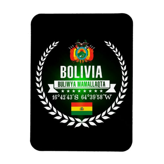Bolivien Magnet (Vertikal)