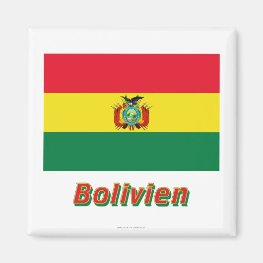 Bolivien mit Namen Magnet (Vorne)