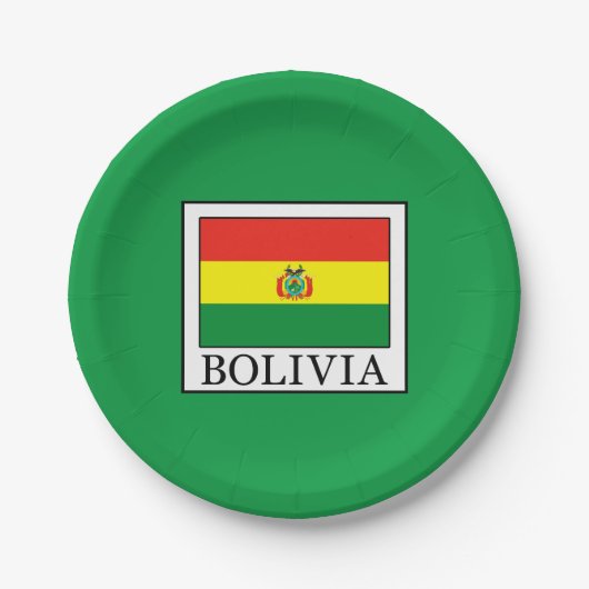 Bolivien Pappteller (Vorderseite)