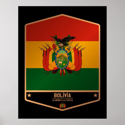 Bolivien Poster (Vorne)