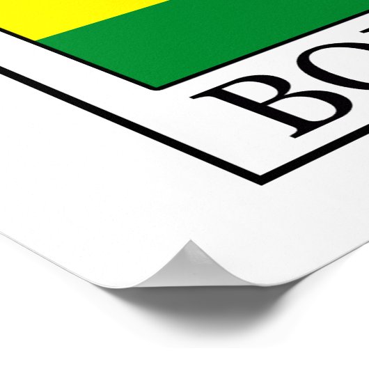 Bolivien Poster (Ecke)