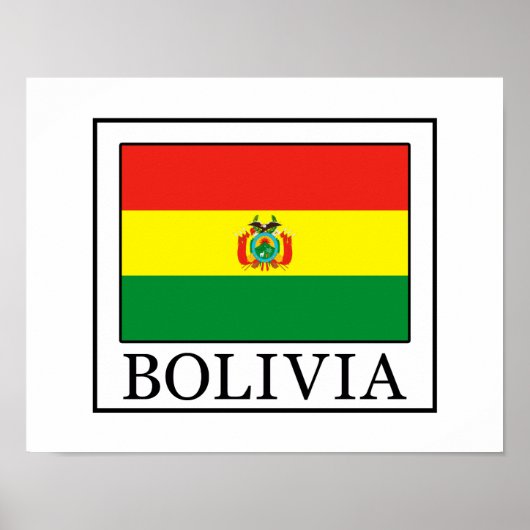 Bolivien Poster (Vorne)