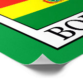 Bolivien Poster (Ecke)