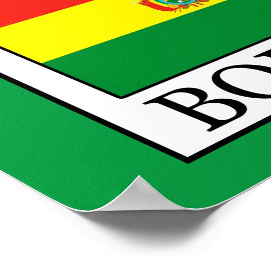 Bolivien Poster (Ecke)