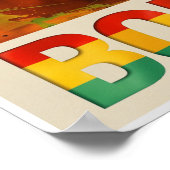 Bolivien Poster (Ecke)