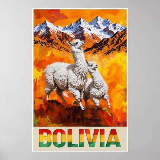 Bolivien Poster (Vorne)