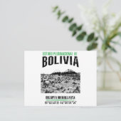 Bolivien Postkarte (Stehend Vorderseite)