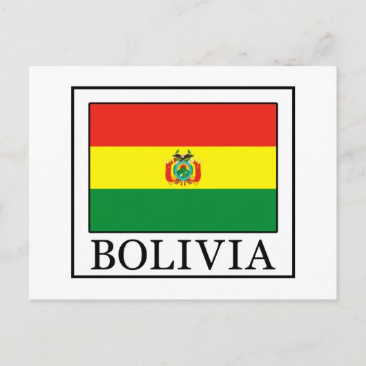 Bolivien Postkarte (Vorderseite)