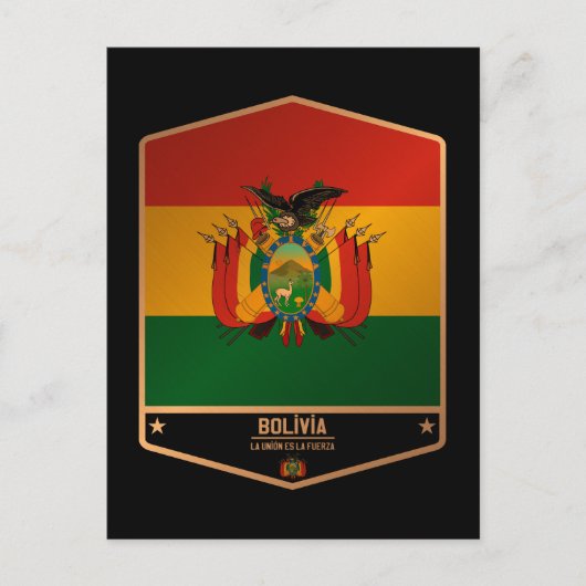 Bolivien Postkarte (Vorderseite)