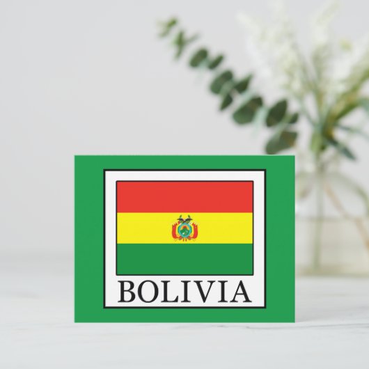 Bolivien Postkarte (Stehend Vorderseite)