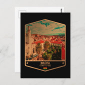 Bolivien Postkarte (Vorne/Hinten)