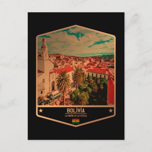 Bolivien Postkarte (Vorderseite)