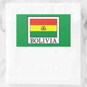Bolivien Rechteckiger Aufkleber (Tasche)