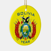Bolivien Souvenir Weihnachtsfeier Keramik Ornament (Rechts)
