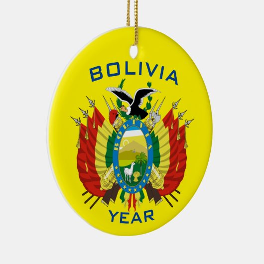 Bolivien Souvenir Weihnachtsfeier Keramik Ornament (Rechts)