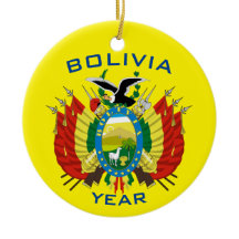 Bolivien Souvenir Weihnachtsfeier Keramik Ornament