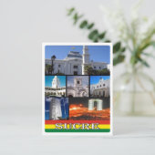 Bolivien - Sucre - Mosaik - Postkarte (Stehend Vorderseite)