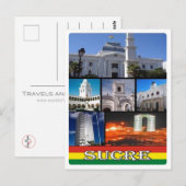 Bolivien - Sucre - Mosaik - Postkarte (Vorne/Hinten)