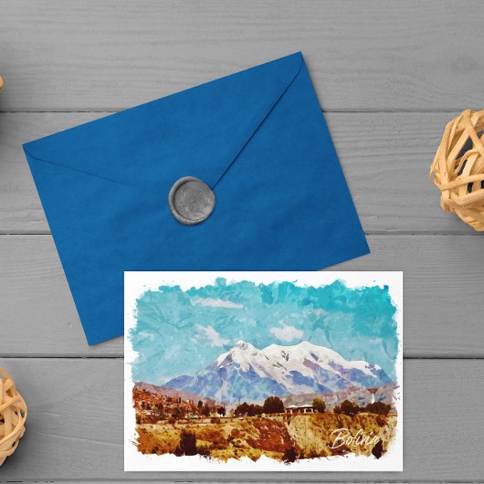 Bolivien Südamerika Landschaft Postkarte