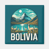 Bolivien Südamerika Magnet (Vorne)
