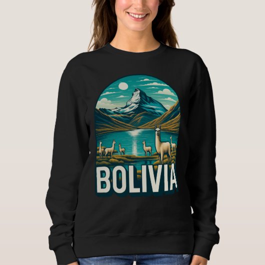 Bolivien Südamerika Sweatshirt (Vorderseite)