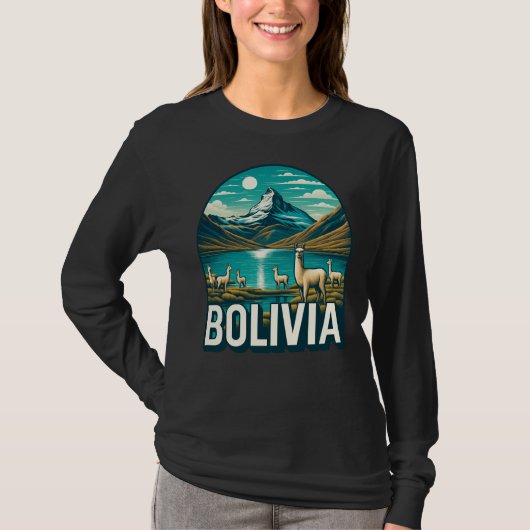 Bolivien Südamerika T-Shirt (Vorderseite)