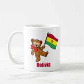 Bolivien-Teddybär Kaffeetasse (Links)
