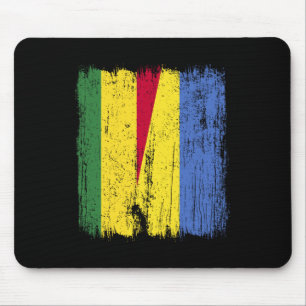 Bolivien Ukraine Halbflagge Bolivianisch Ukrainisc Mousepad