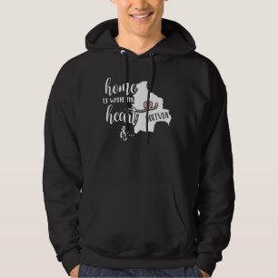 Bolivien Zuhause Geschenk - Zuhause ist, wo das He Hoodie