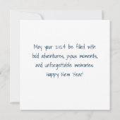 Bolkestein in den Neujahrsfeiertag 2024 Cartoon Karte (Rückseite)