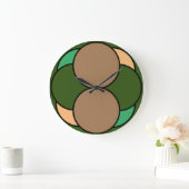 Bollen, cirkel große wanduhr (Zuhause)