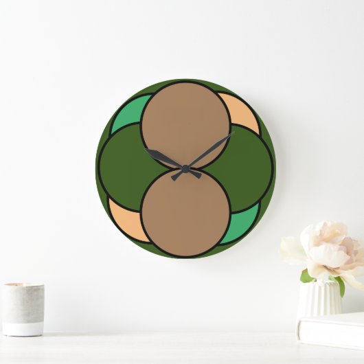 Bollen, cirkel große wanduhr (Zuhause)