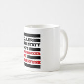 Böller statt Brot ! Kaffeetasse (VorderseiteRechts)