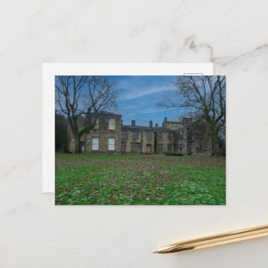 Bolling Hall, Bradford Postkarte (Vorderseite/Rückseite Beispiel)